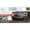 Horno Tostador Black+Decker 4 rebanadas