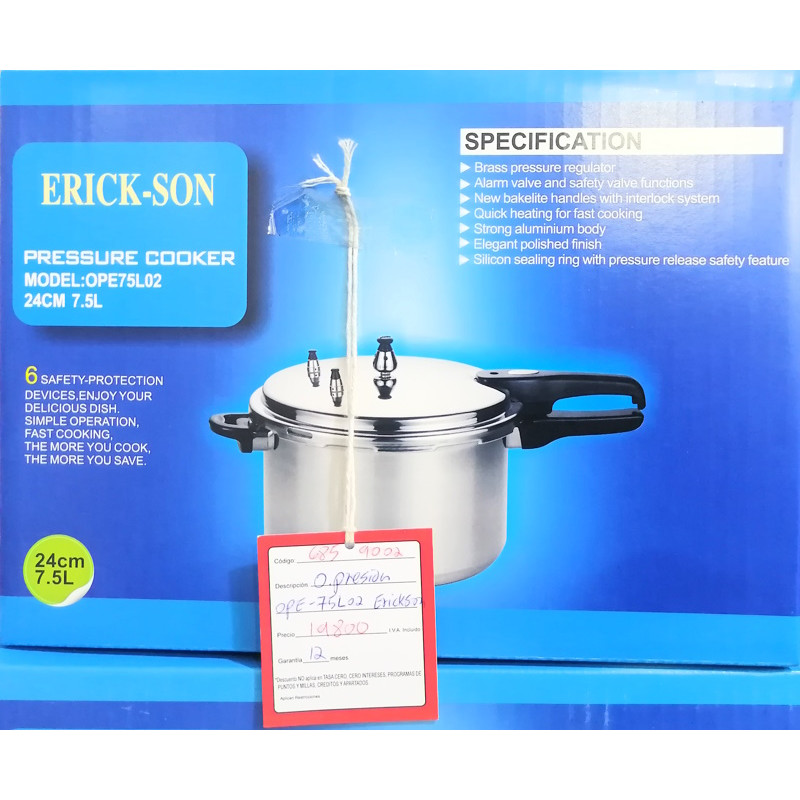 Erick-Son Pressure Cooker 24CM 7,5L