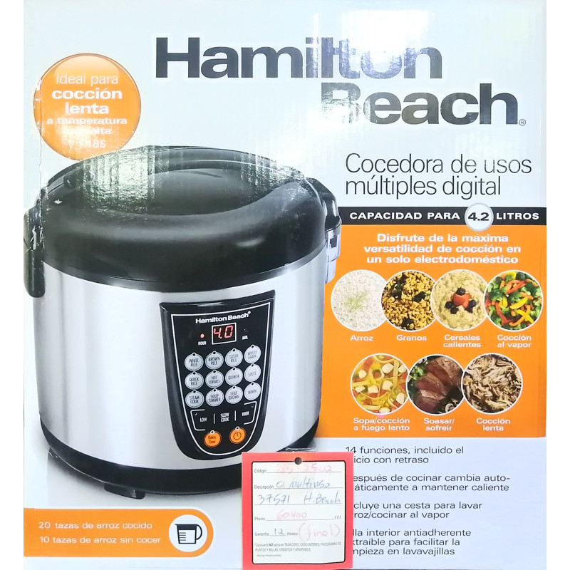Hamilton Beach Digital Multifunction Cooker