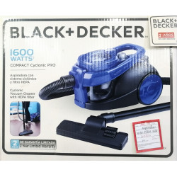 Aspiradora Black+Decker 1600w