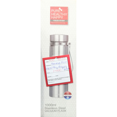 Termo Vacuum Flask 1l Pure Healthy Happy