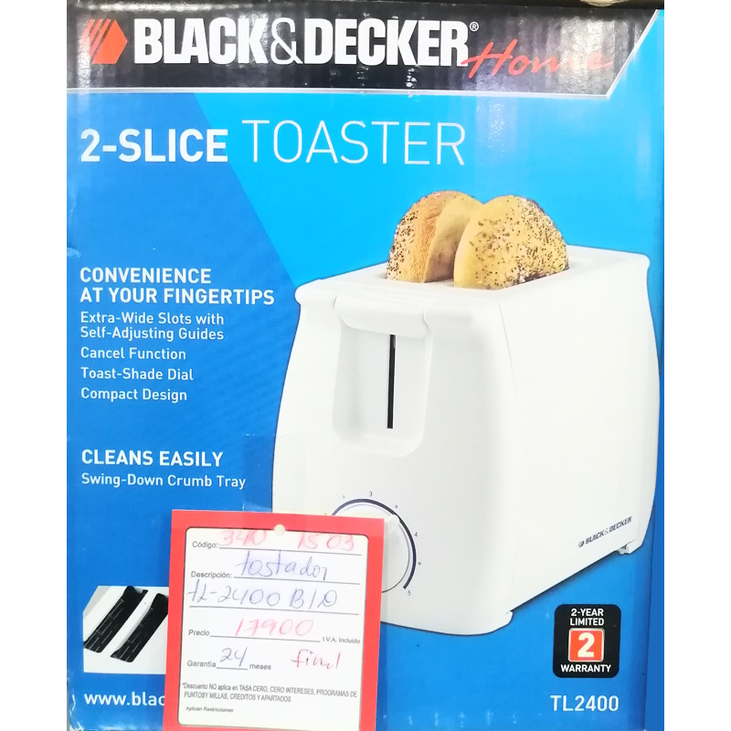 Grille pain 2 tranches Black+Decker