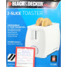 Tostadora de pan Black+Decker de 2 rebanadas