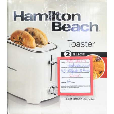 Hamilton Beach 2 Slice Toaster