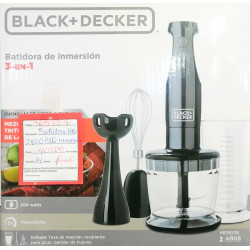 Batidora de inmersion 3 en 1 Black+Decker