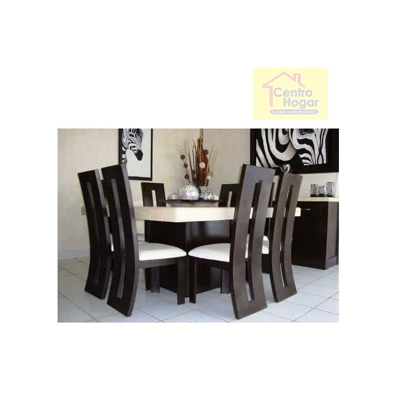 Juego de comedor 6 sillas