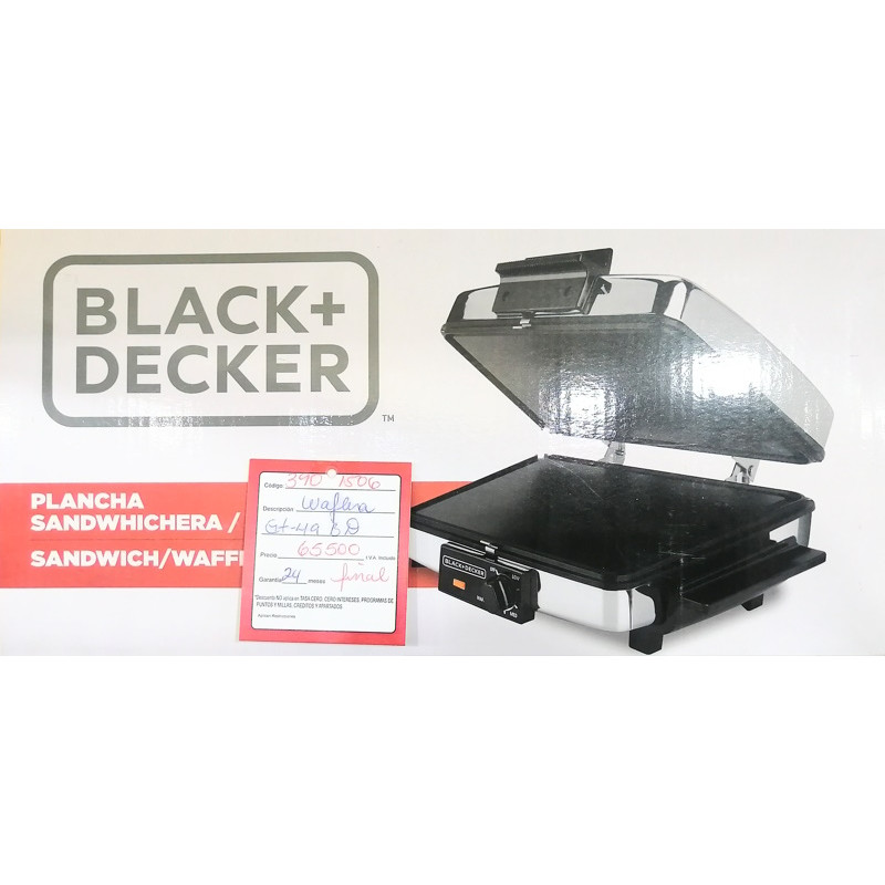 Sanduchera / Waflera Black & Decker