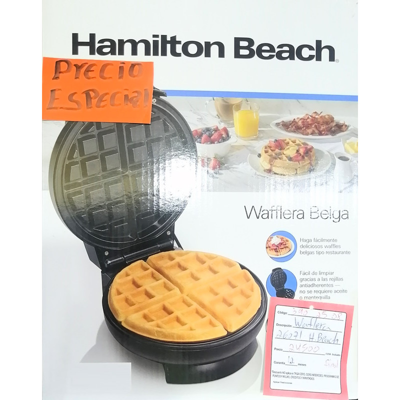 Waflera Belga Hamilton Beach
