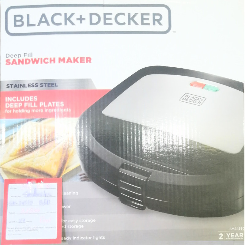 Machine à sandwich Black+Decker