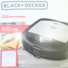 Black+Decker sandwich Maker