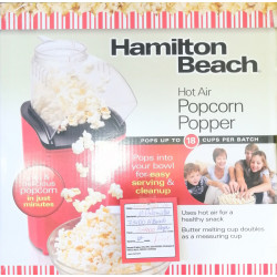 Hamilton Beach Hot Air Popcorn Popper