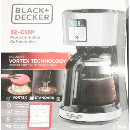 Cafetera Black+Decker 12 Tazas Programable