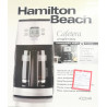 Cafetera Hamilton Beach 12 Tazas Programable