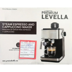 Máquina de vapor para espresso y cappuccino Premium Levella