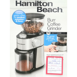 Hamilton Beach Burr Coffee Grinder