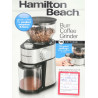 Hamilton Beach Burr Coffee Grinder